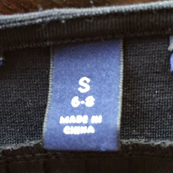 NEW Land’s End PLEATED tee top Small black - Picture 7 of 8